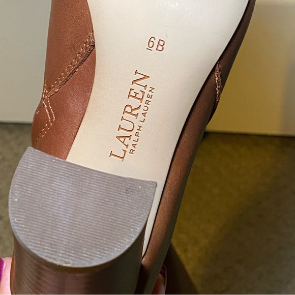 Lauren Ralph Lauren Makenna Leather Riding Boot Size 6 - Picture 8 of 13